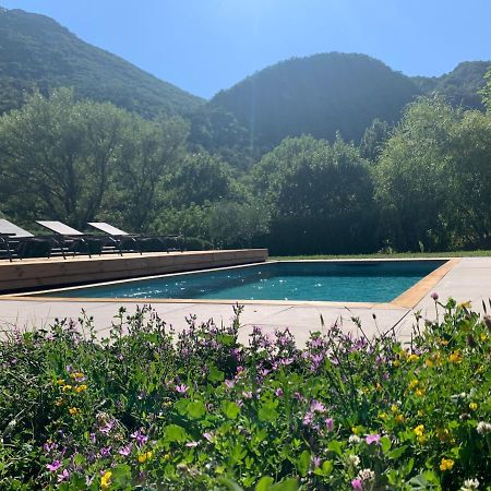 Estive Des Angelettes Piscine Chauffee Sauna Saint-Ferréol-Trente Dış mekan fotoğraf